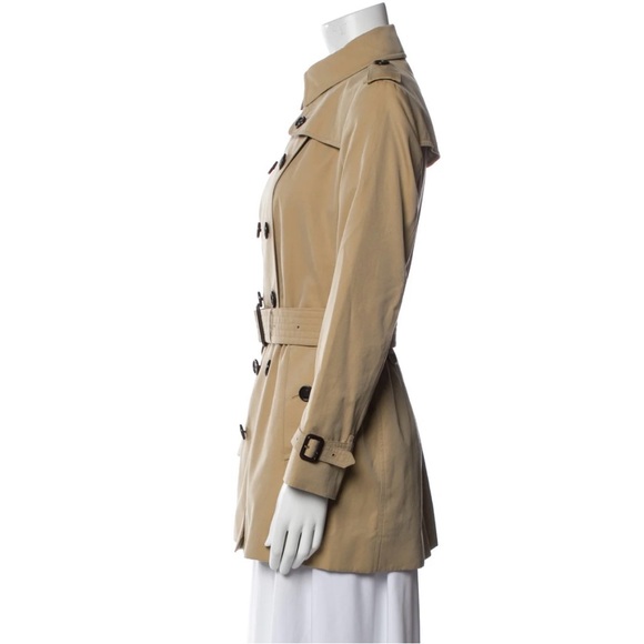 Burberry Beige Double-Breasted Trench Coat - Picture 2 of 7